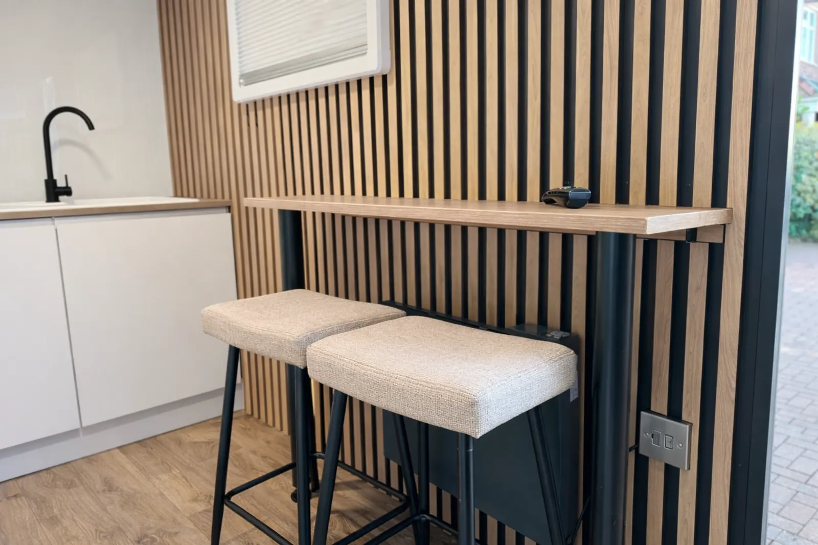 Kitchen pod — bar seating area
